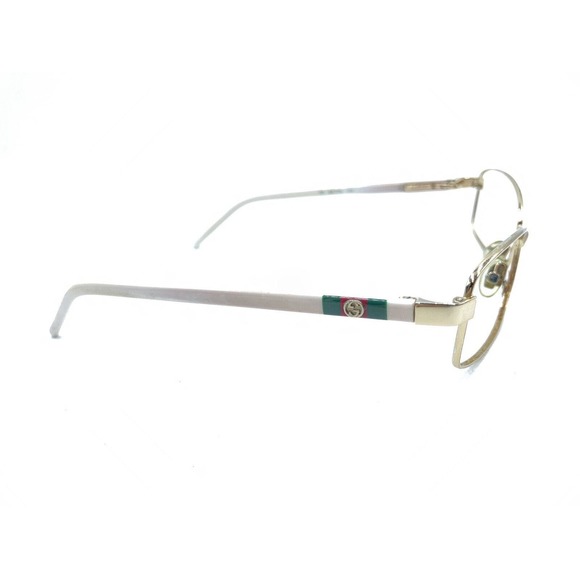 Gucci GG 2741 23Y Gold White Eyeglasses Frames 54-16 135 Italy Designer Women - Picture 4 of 12